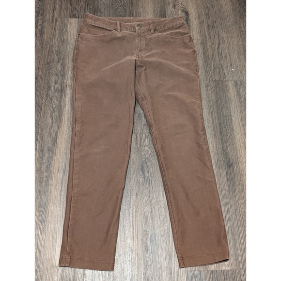 Lululemon Mens ABC Pants Slim Utilitech Abrasion Resistant LM5ABNS Brown Size 31 - Picture 1 of 7